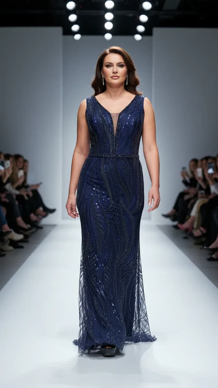 Evening Dress 26261, side view